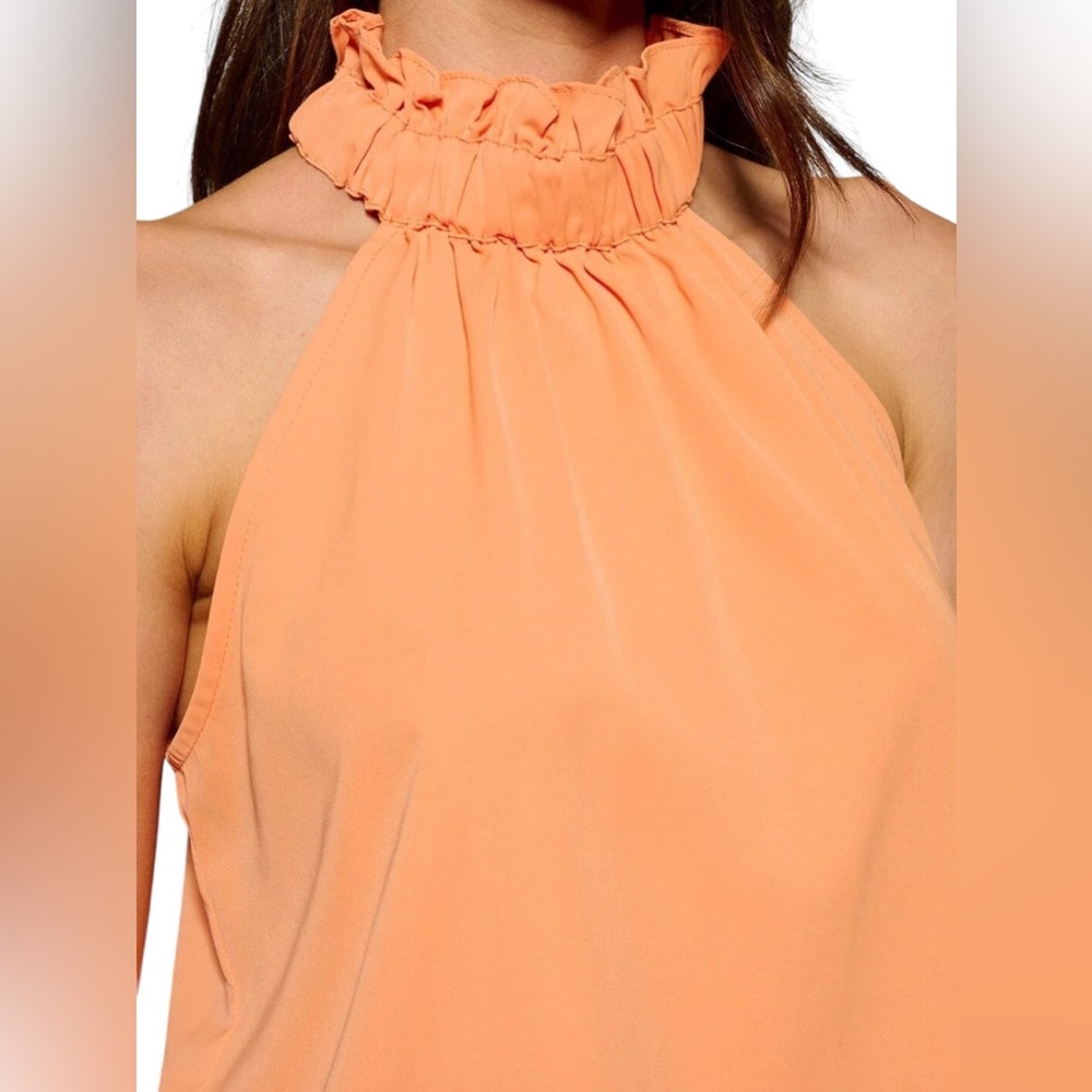 RUFFLE RADIANCE HALTER TOP
Peach - Picture 3 of 6